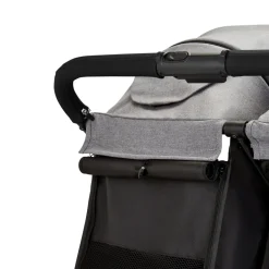 Ickle Bubba Venus Double Stroller - Space Grey / Black