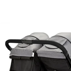 Ickle Bubba Venus Double Stroller - Space Grey / Black