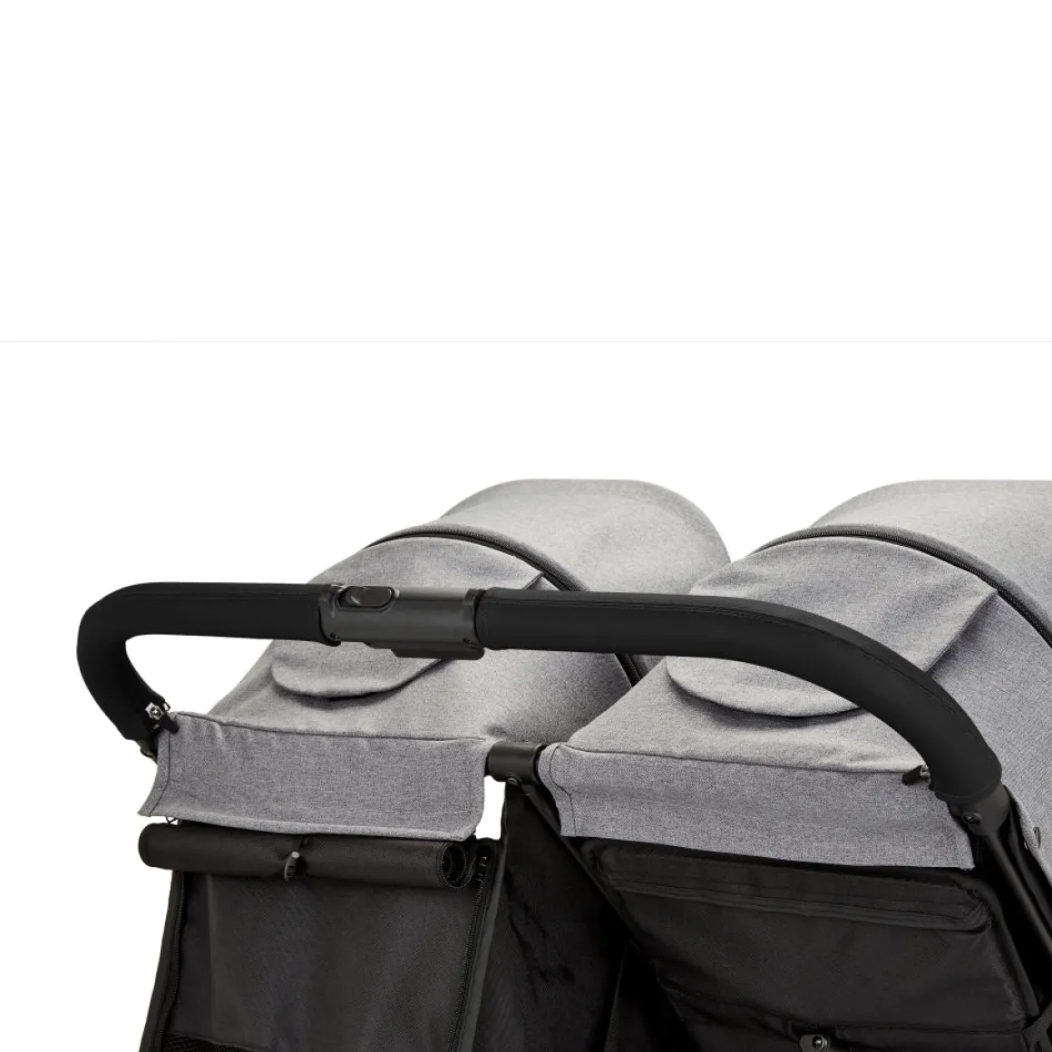 Ickle Bubba Venus Double Stroller - Space Grey / Black