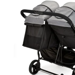 Ickle Bubba Venus Double Stroller - Space Grey / Black