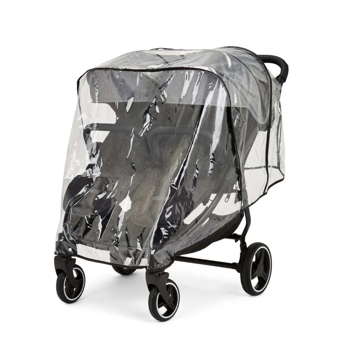 Ickle Bubba Venus Double Stroller - Space Grey / Black