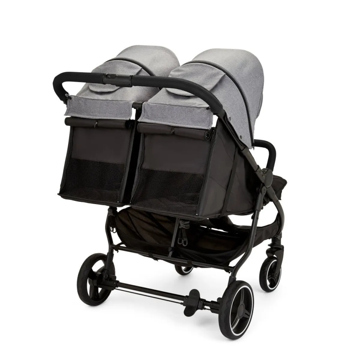 Ickle Bubba Venus Double Stroller - Space Grey / Black