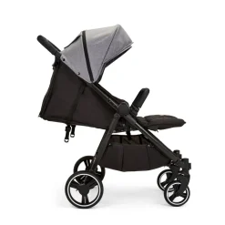 Ickle Bubba Venus MAX Double Stroller -  Space Grey / Black