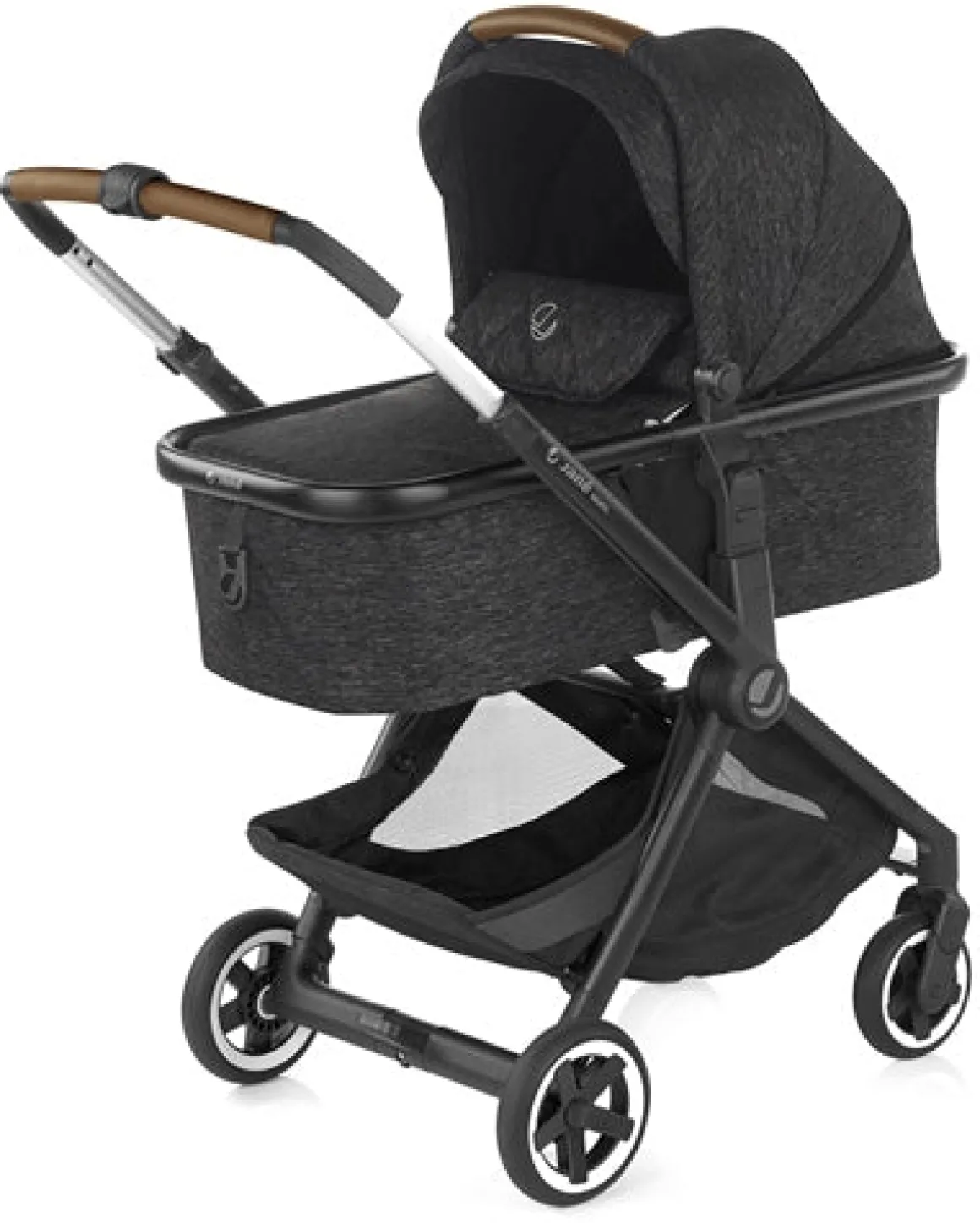Jane Newel + Micro Pro + Koos iSize R1 Travel System, Cold Black