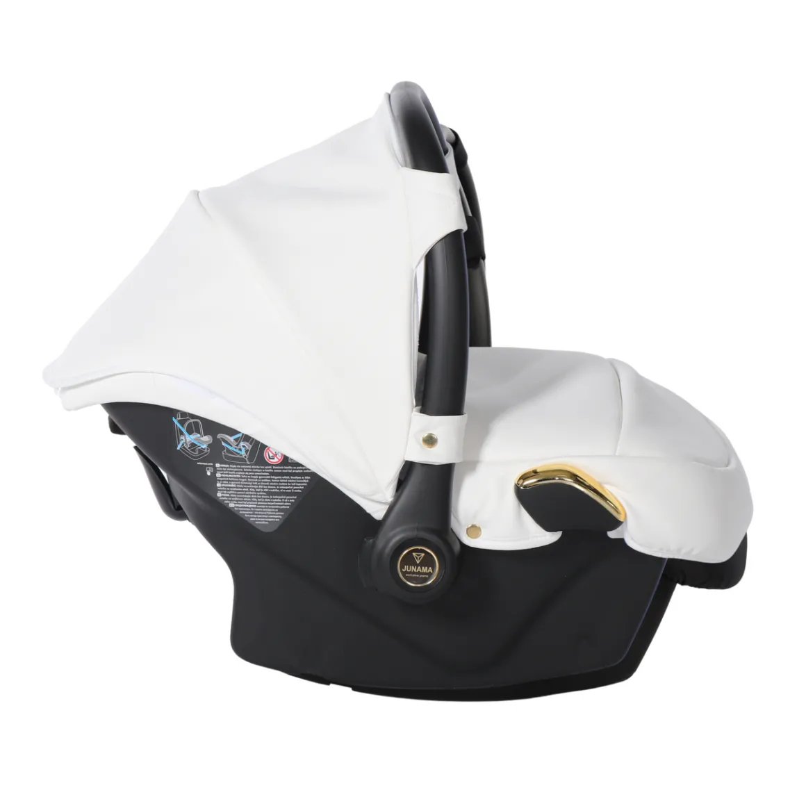 JUNAMA FLUO INDIVIDUAL WHITE GOLD CAR SEAT