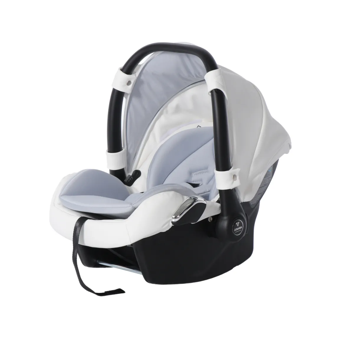 JUNAMA FLUO INDIVIDUAL WHITE SILVER CAR SEAT