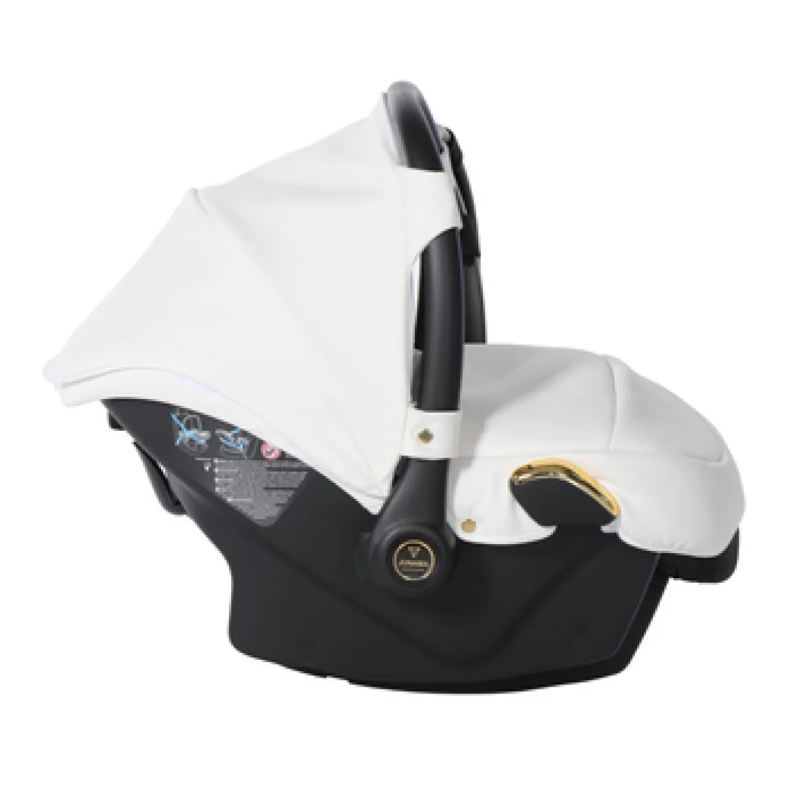 JUNAMA FLUO INDIVIDUAL WHITE SILVER CAR SEAT
