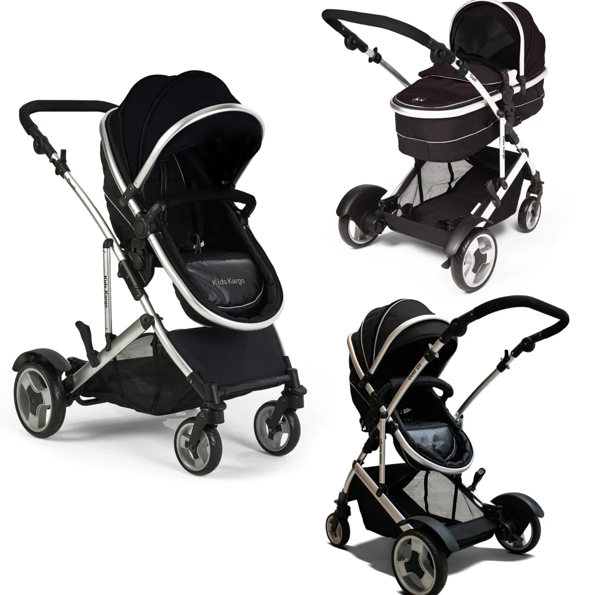 Kids Kargo - Duel DS Junior - Single Stroller with Double Option