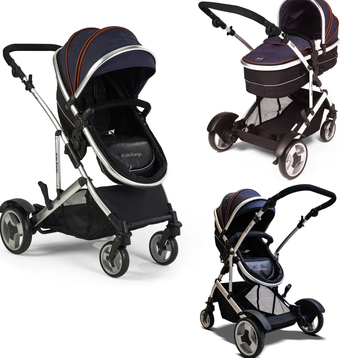 Kids Kargo - Duel DS Junior - Single Stroller with Double Option