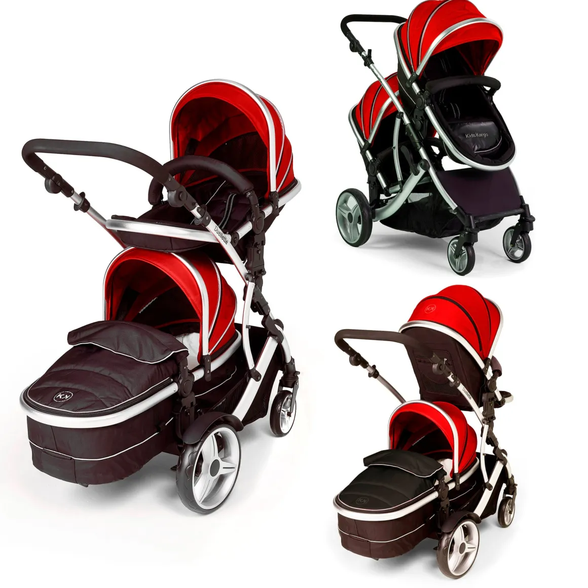 Kids Kargo - Duellette Baby & Tot - Tandem Double Stroller