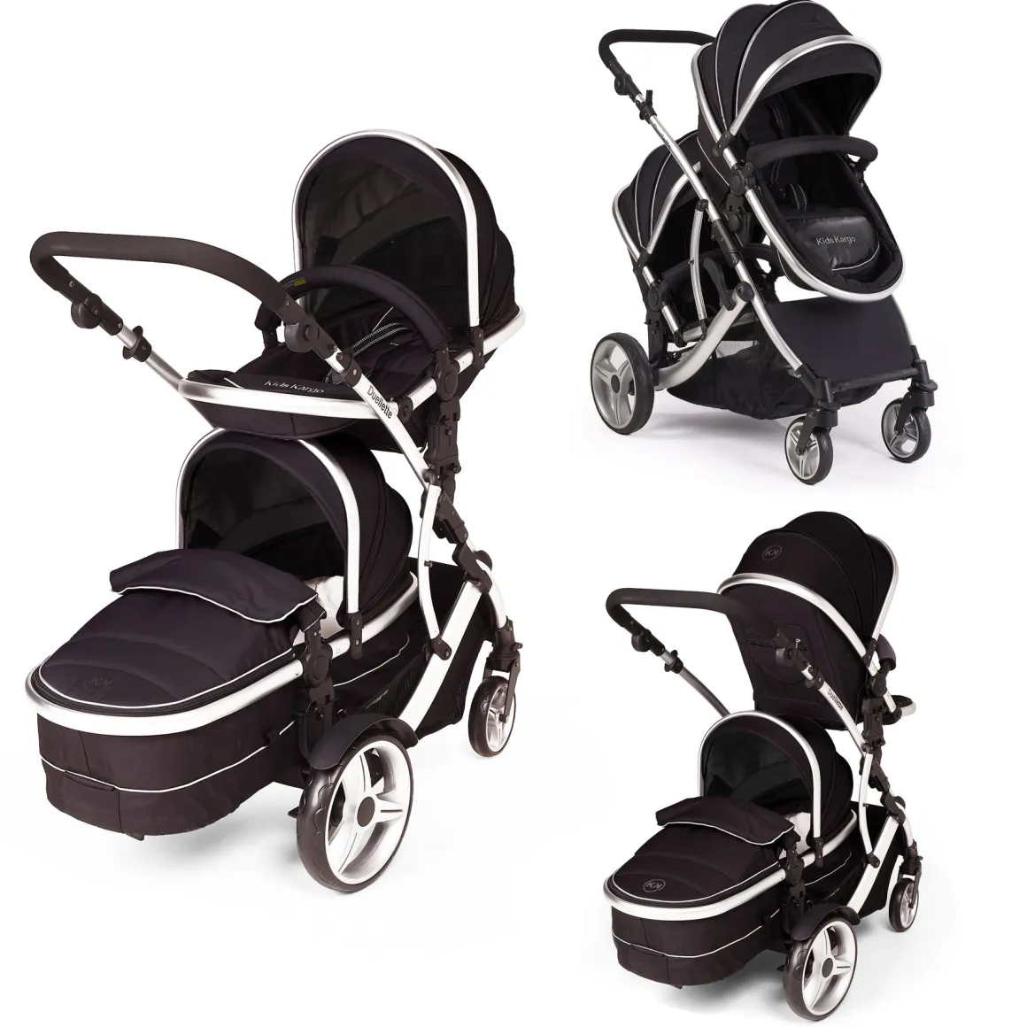 Kids Kargo - Duellette Baby & Tot - Tandem Double Stroller