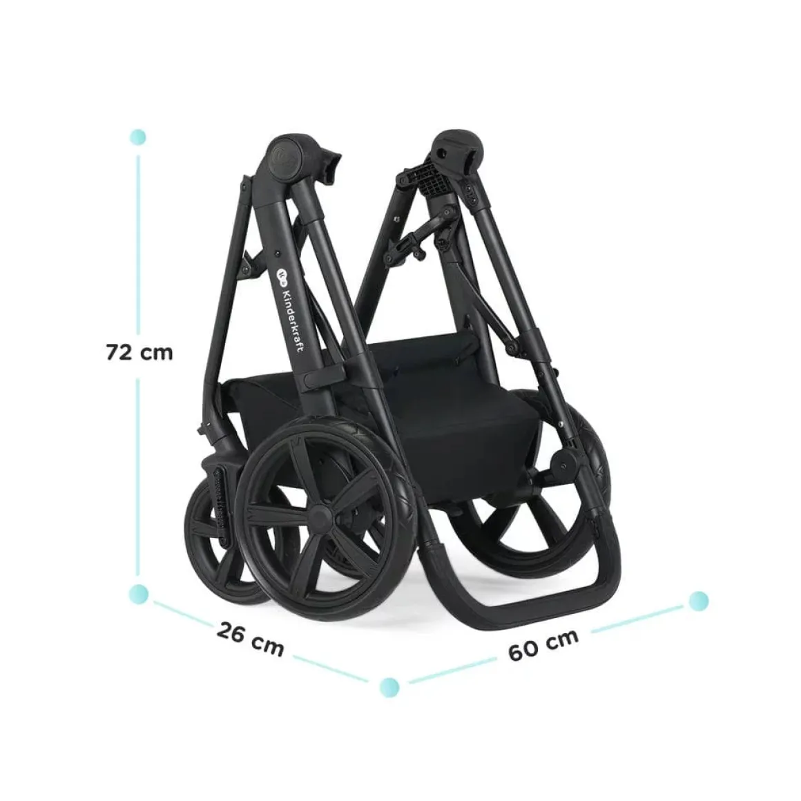 Kinderkraft - A-TOUR Travel System - Black