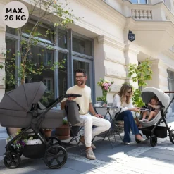 Kinderkraft - A-TOUR Travel System - Light Grey