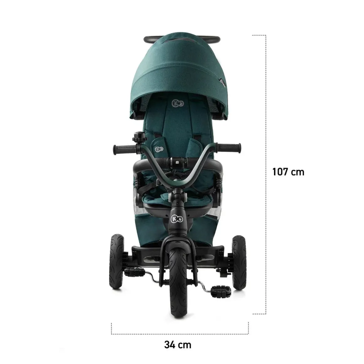 Kinderkraft Easytwist Tricycle - Green