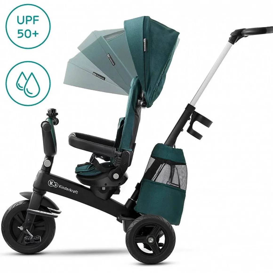 Kinderkraft Easytwist Tricycle - Green