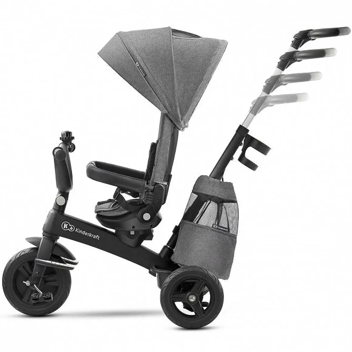 Kinderkraft Easytwist Tricycle - Grey