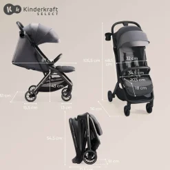 Kinderkraft Nubi2 Pushchair - Sand Beige