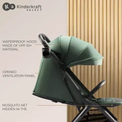 Kinderkraft Nubi2 Pushchair - Pink Quartz