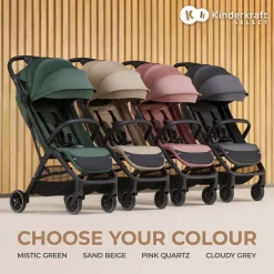 Kinderkraft Nubi2 Pushchair - Cloudy Grey