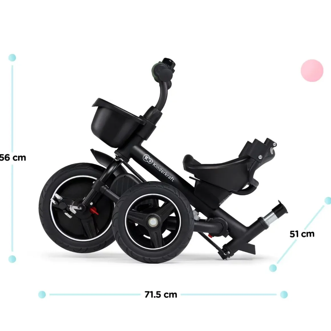 Kinderkraft Spinstep Tricycle - Green