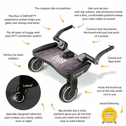 Lascal - Maxi BuggyBoard - Black Croc