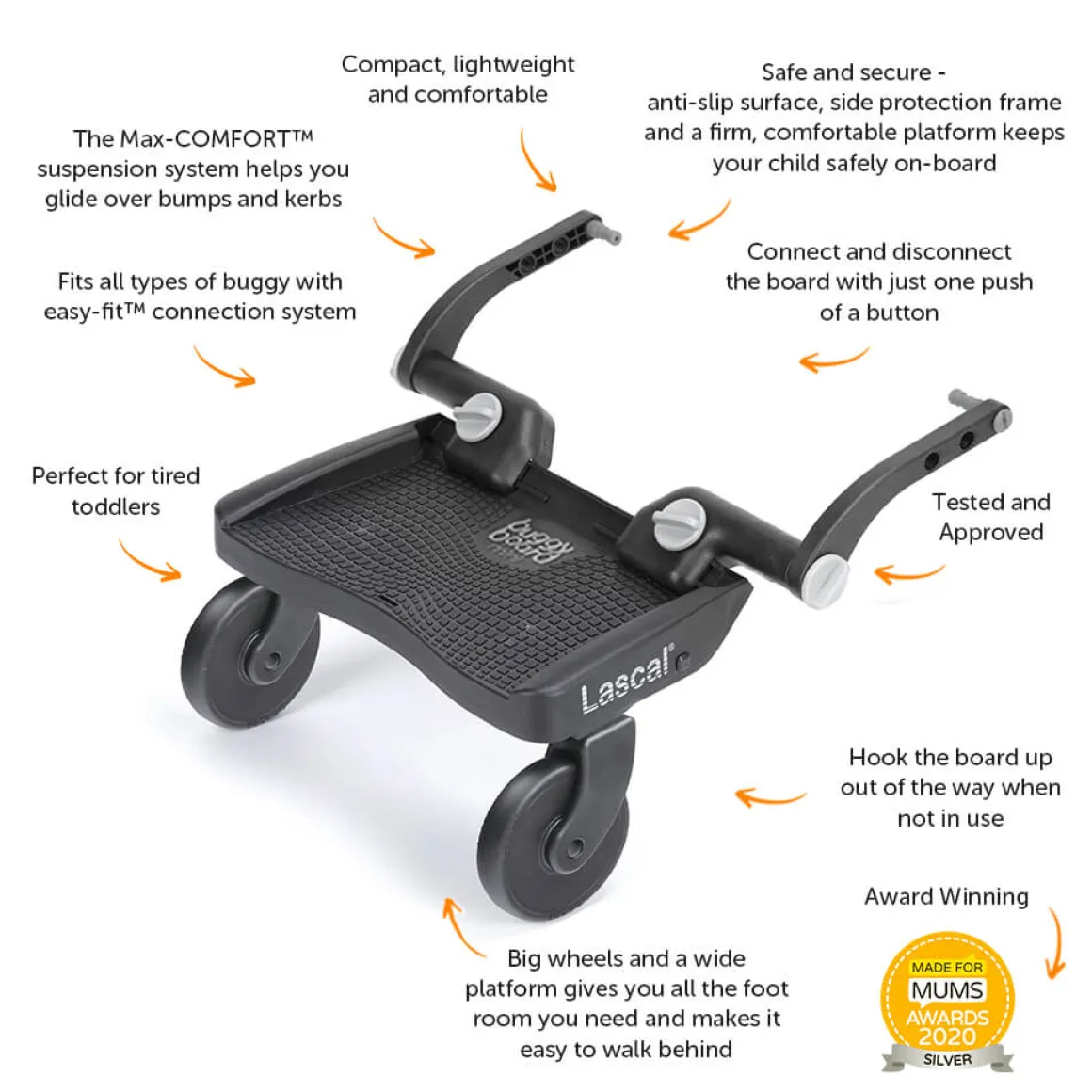 Lascal - Mini BuggyBoard - Union Jack