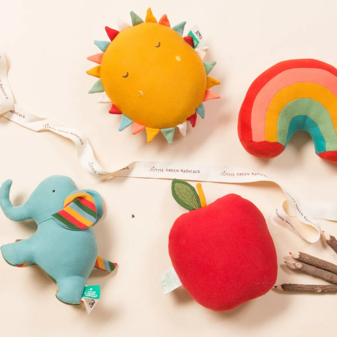 Little Green Radicals - An Elephant Never Forgets Organic Soft Toy