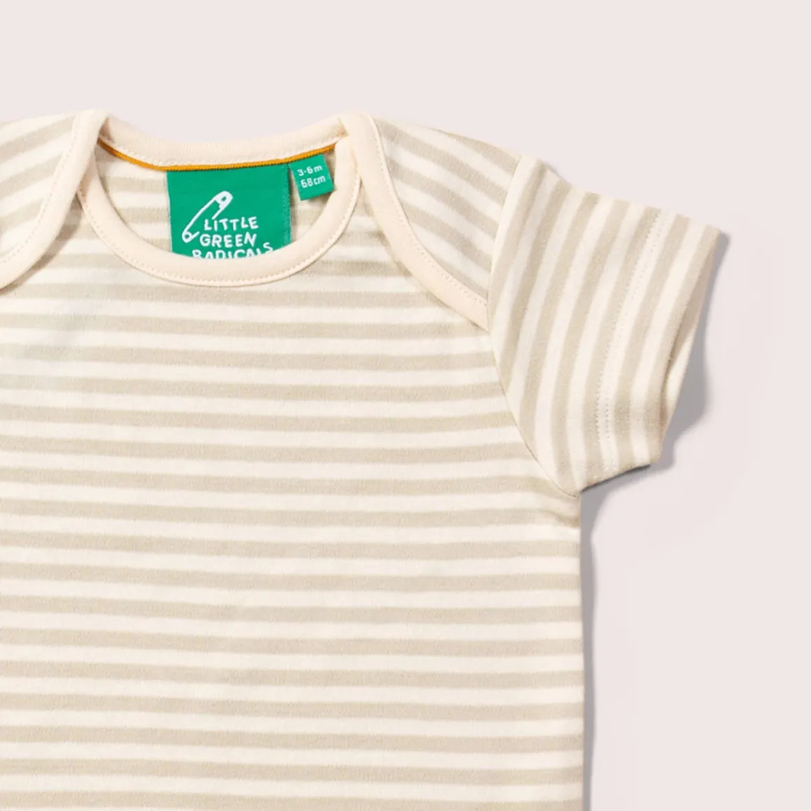 Little Green Radicals - Counting Sheep Organic Baby Bodysuit Set - 2 Pack