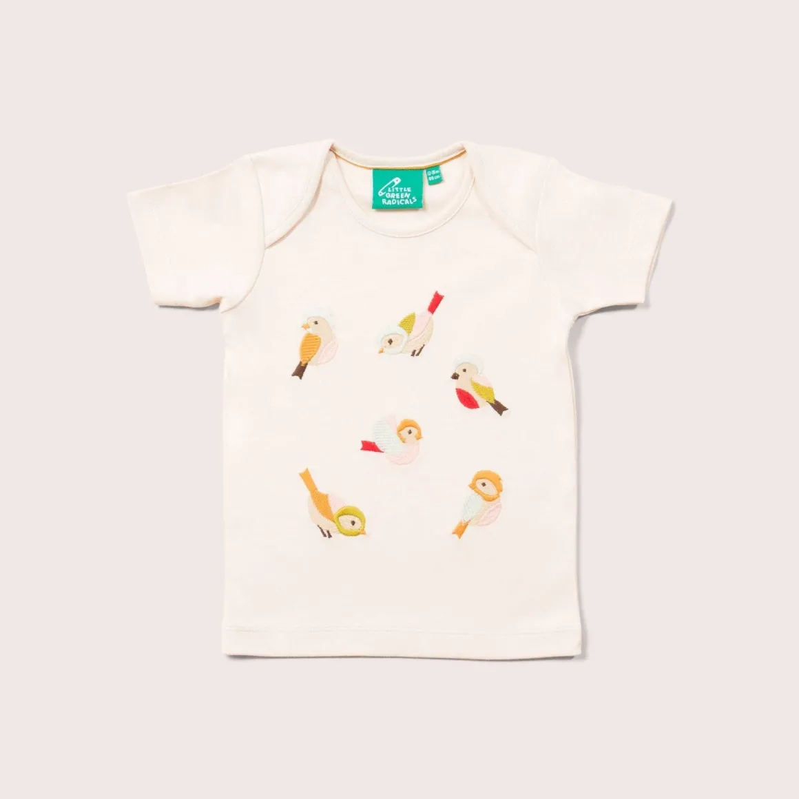 Little Green Radicals - Little Birds Applique Short SleeveT-Shirt