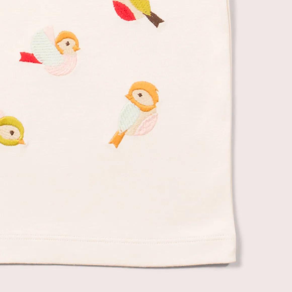 Little Green Radicals - Little Birds Applique Short SleeveT-Shirt