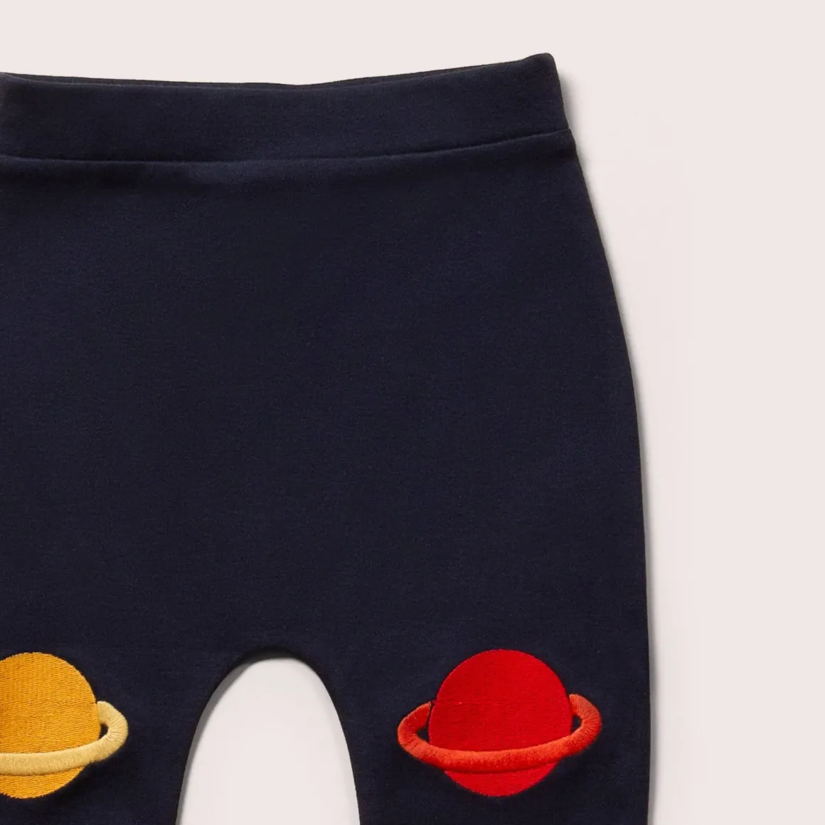 Little Green Radicals - Navy Planet Knee Patch Joggers