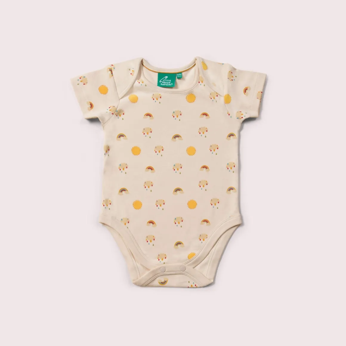 Little Green Radicals - Sunshine and Rainbows Baby Bodies Set - 2 Pack