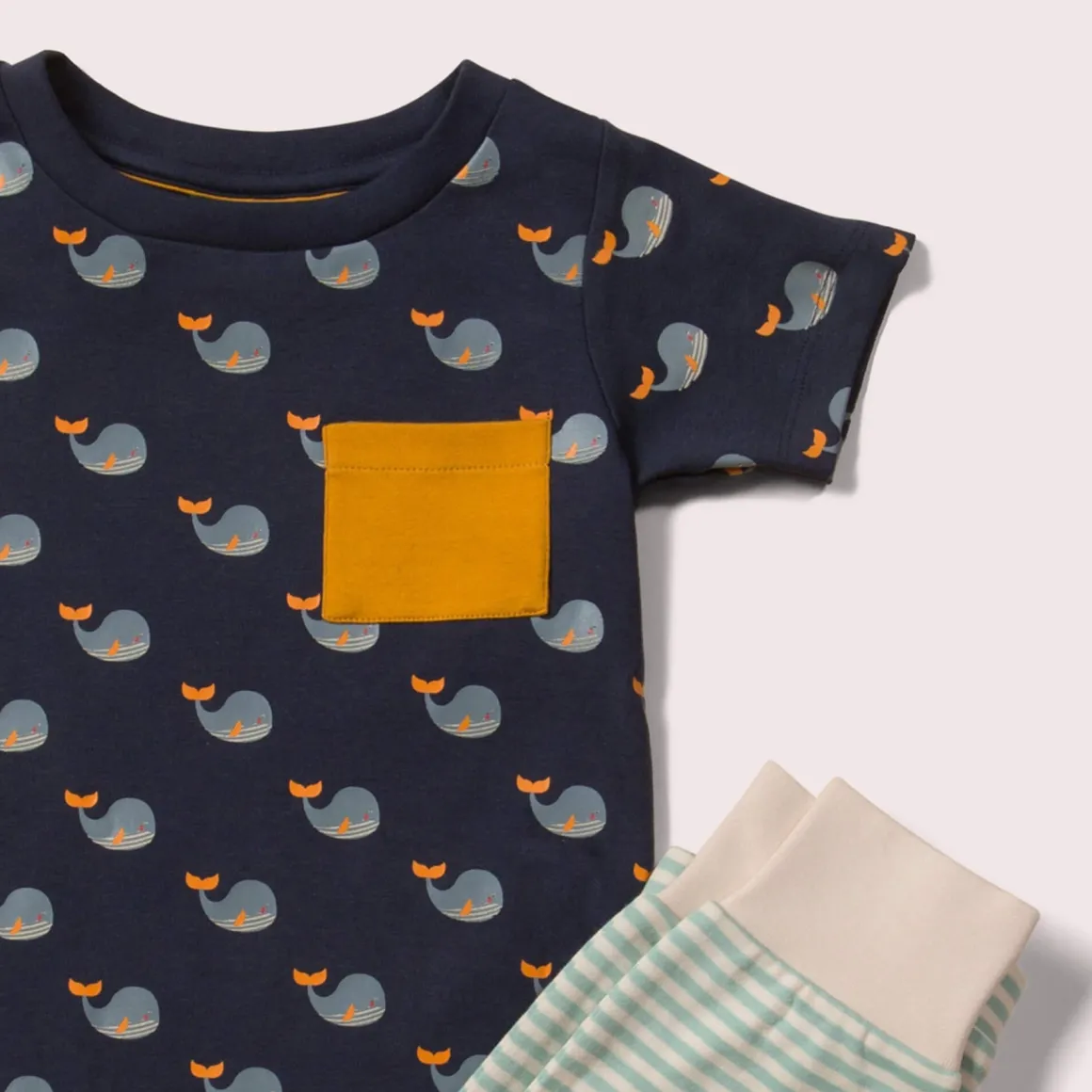Little Green Radicals - Whale Song T-Shirt & Jogger Playset