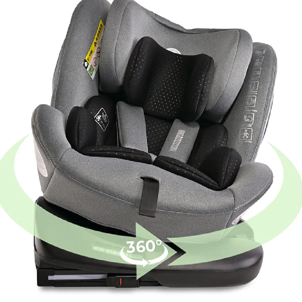 Lorelli PHOENIX i-Size ISOFIX 360 Car Seat – Black
