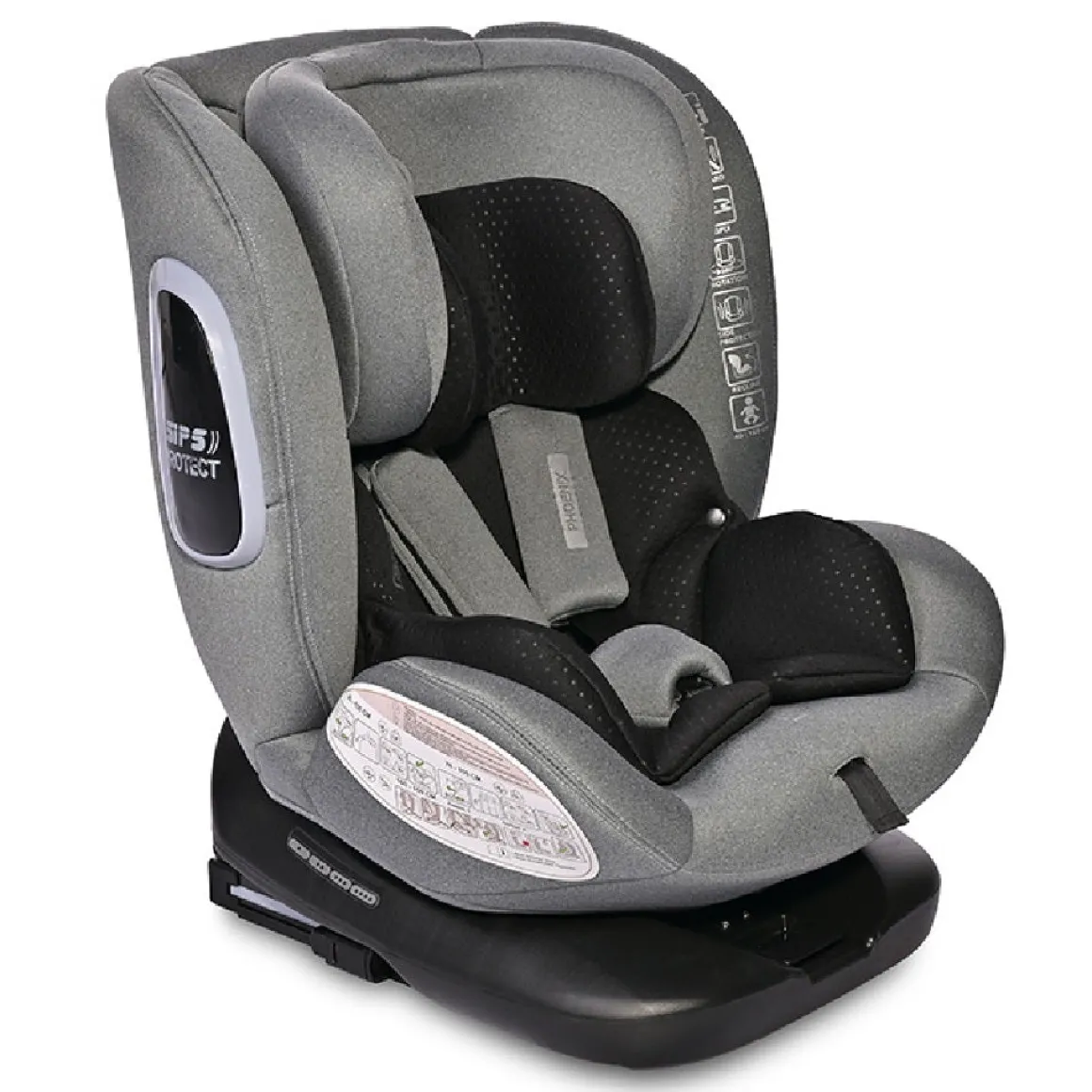 Lorelli PHOENIX i-Size ISOFIX 360 Car Seat – Grey