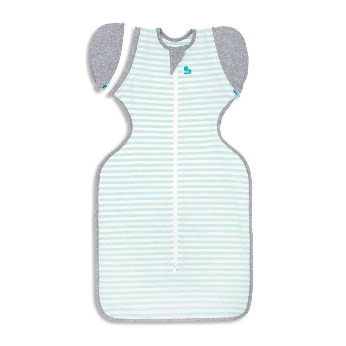 Love To Dream - Swaddle UP - Original - 1.0 TOG - Large - Mint Stripe