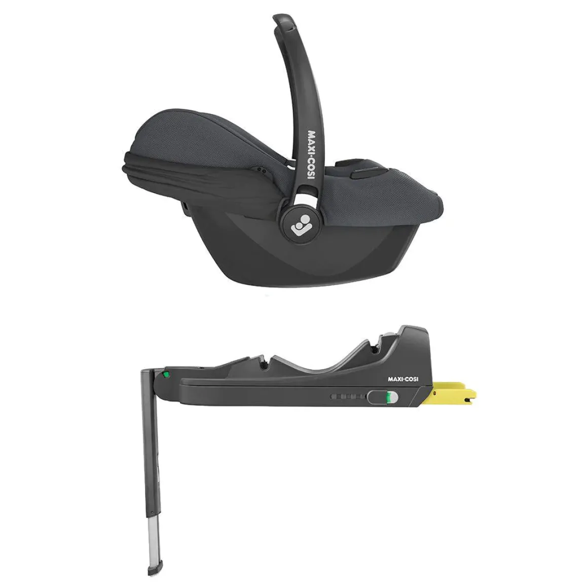 Maxi-Cosi CabrioFix i-Size Car Seat + Base - Essential Graphite