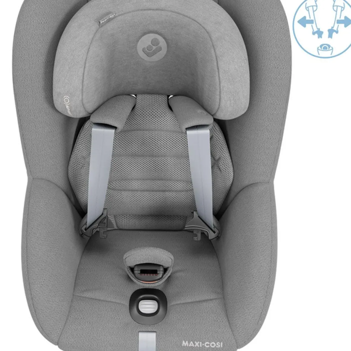 Maxi-Cosi Pearl 360 Pro Car Seat - Authentic Grey