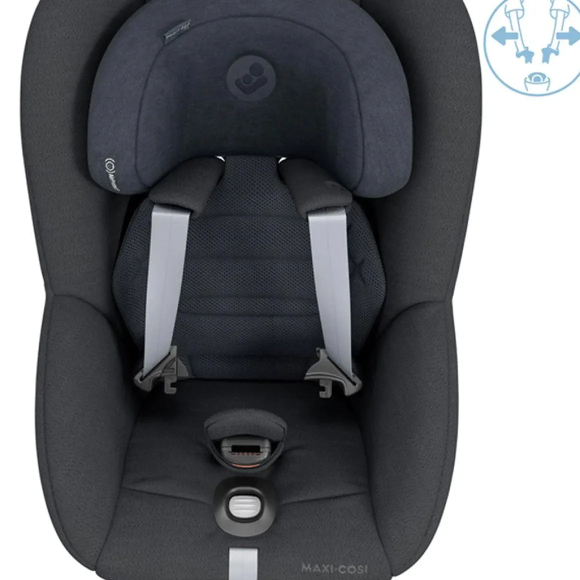 Maxi-Cosi Pearl 360 Pro Car Seat - Authentic Graphite