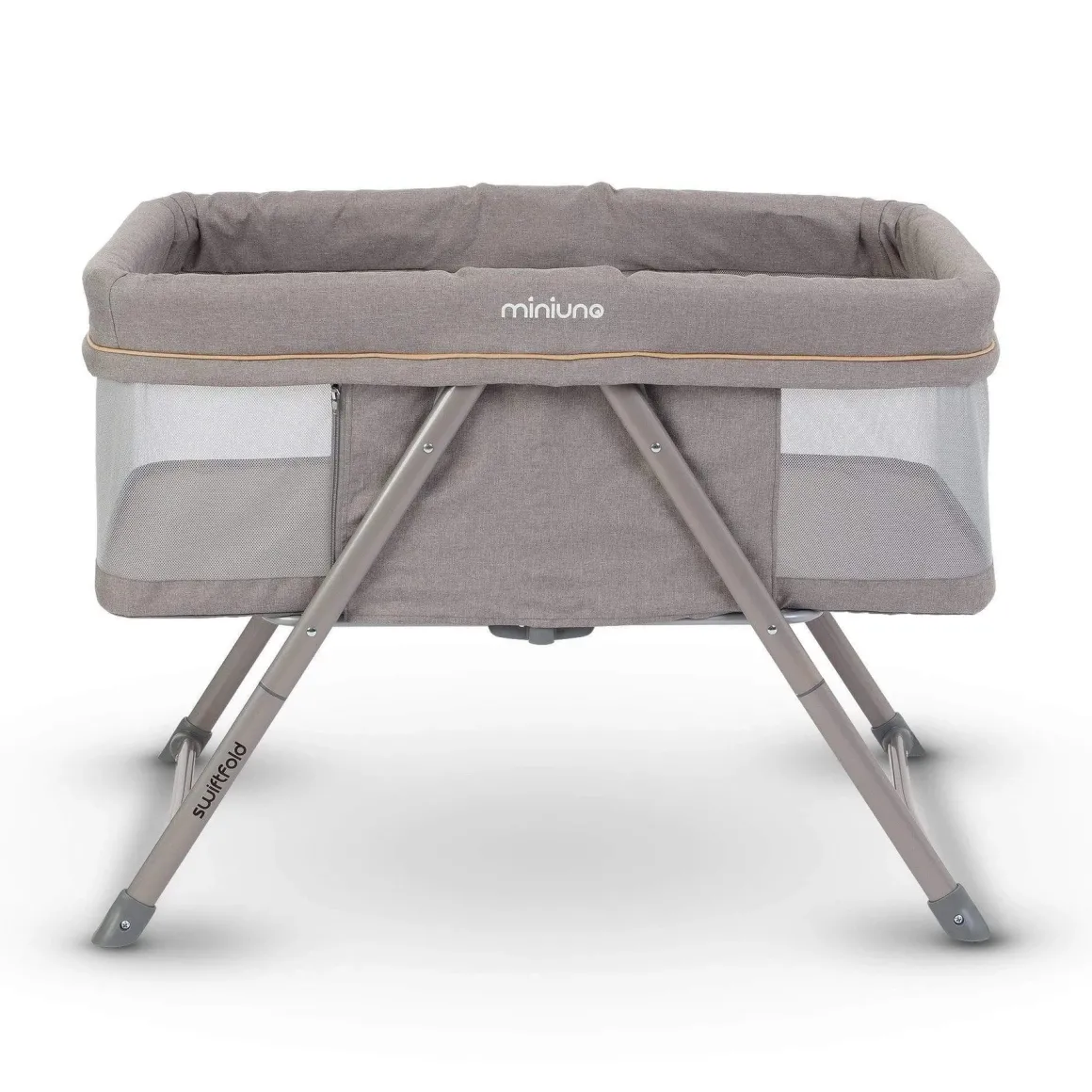Miniuno SwiftFold Crib - Grey
