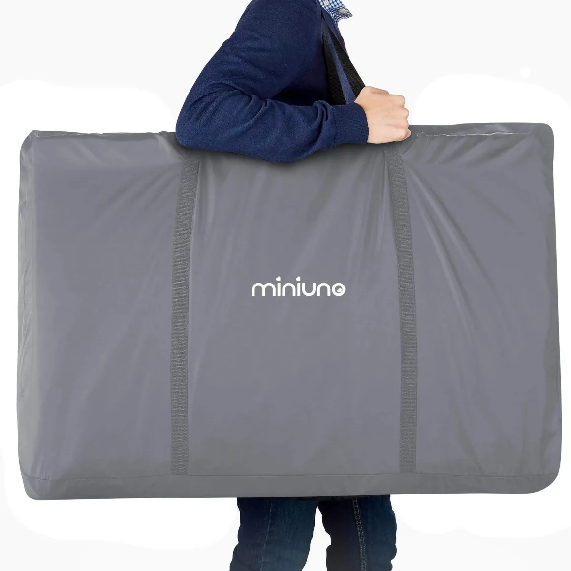 Miniuno SwiftFold Crib - Grey