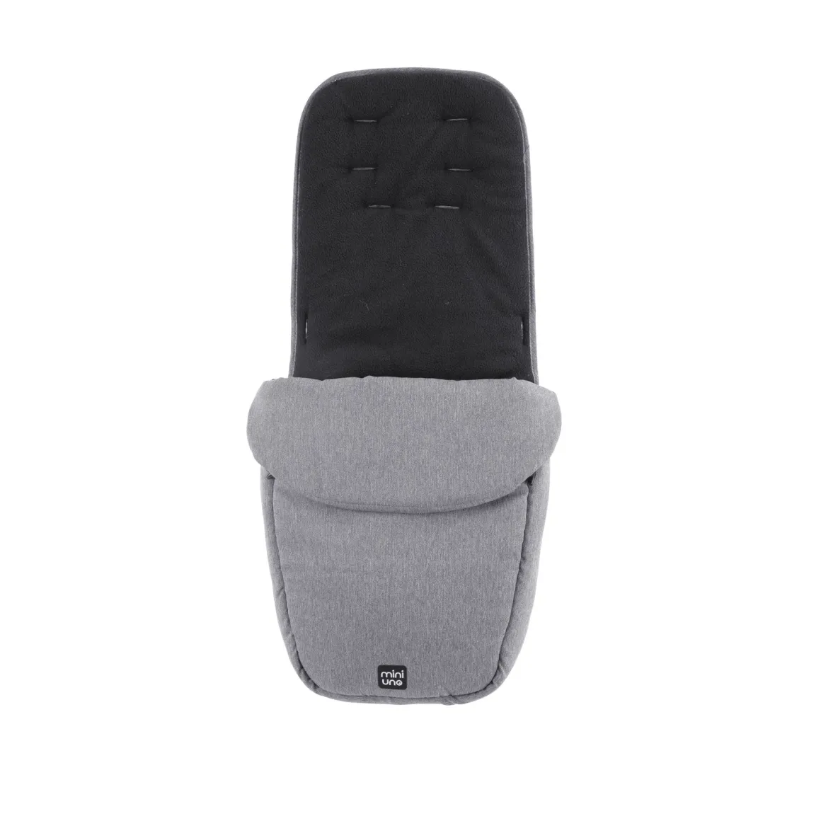 MiniUno TouchFold Stroller – Grey Herringbone