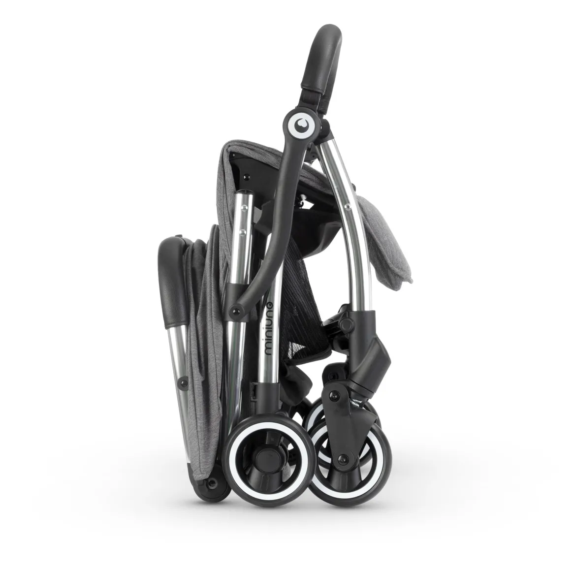 Miniuno Touchfold Travel System - Grey Herringbone