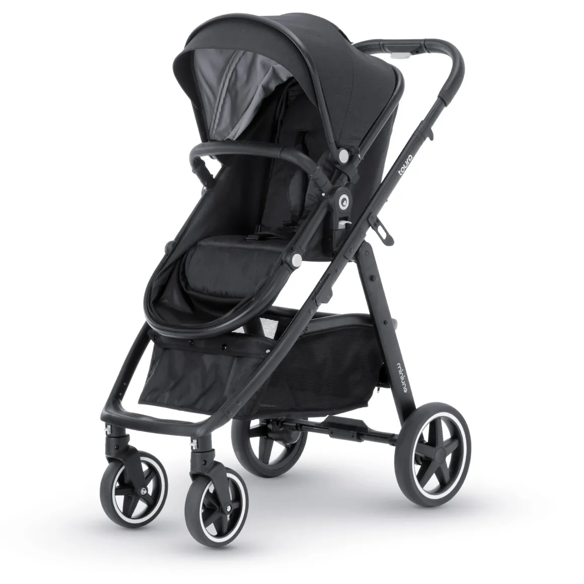 Miniuno Toura Travel System - Black Herringbone