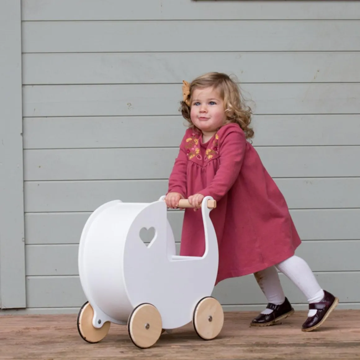 Moover - Dolls Pram Off White