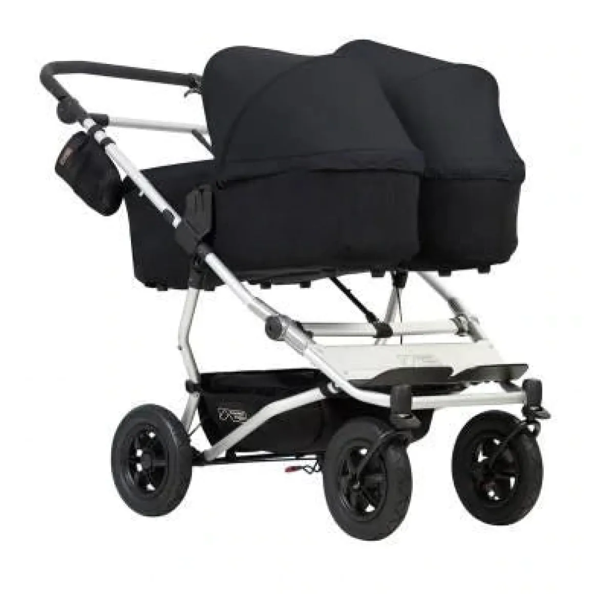 Mountain Buggy - 2 carrycots for twins - Black