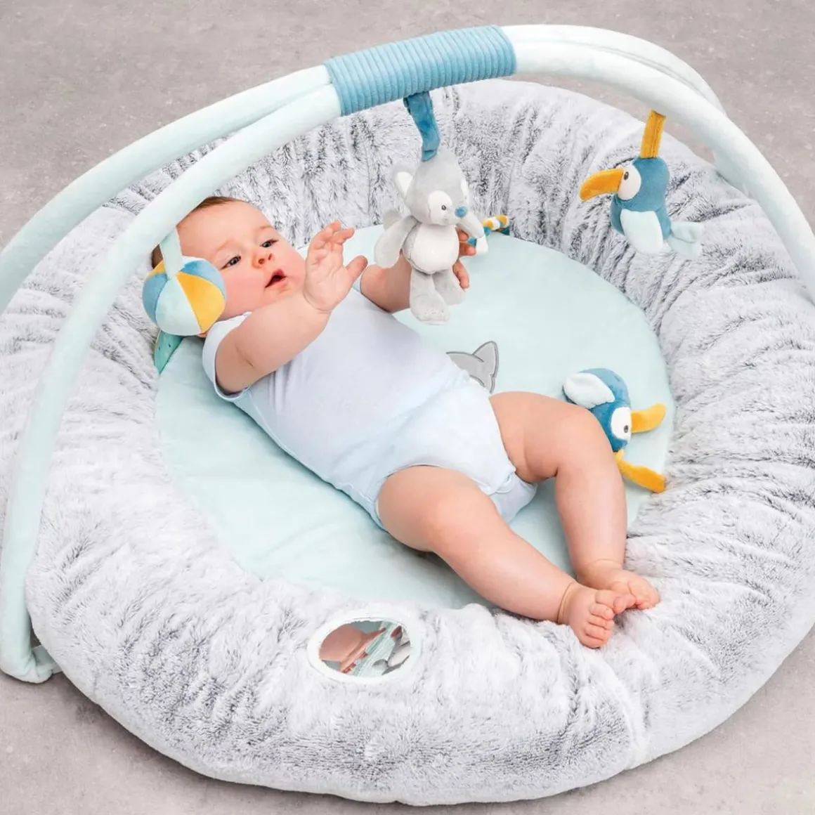 Nattou - Tim and Tiloo Cushioned Play Mat