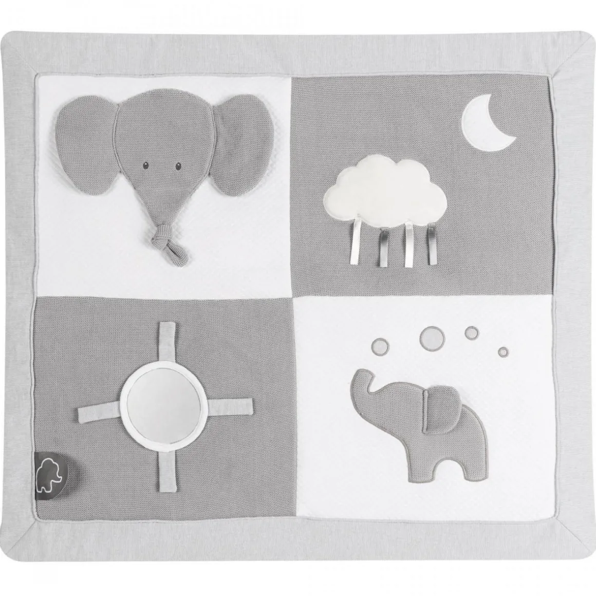 Nattou Tembo - Grey Elephant Playmat With Gym