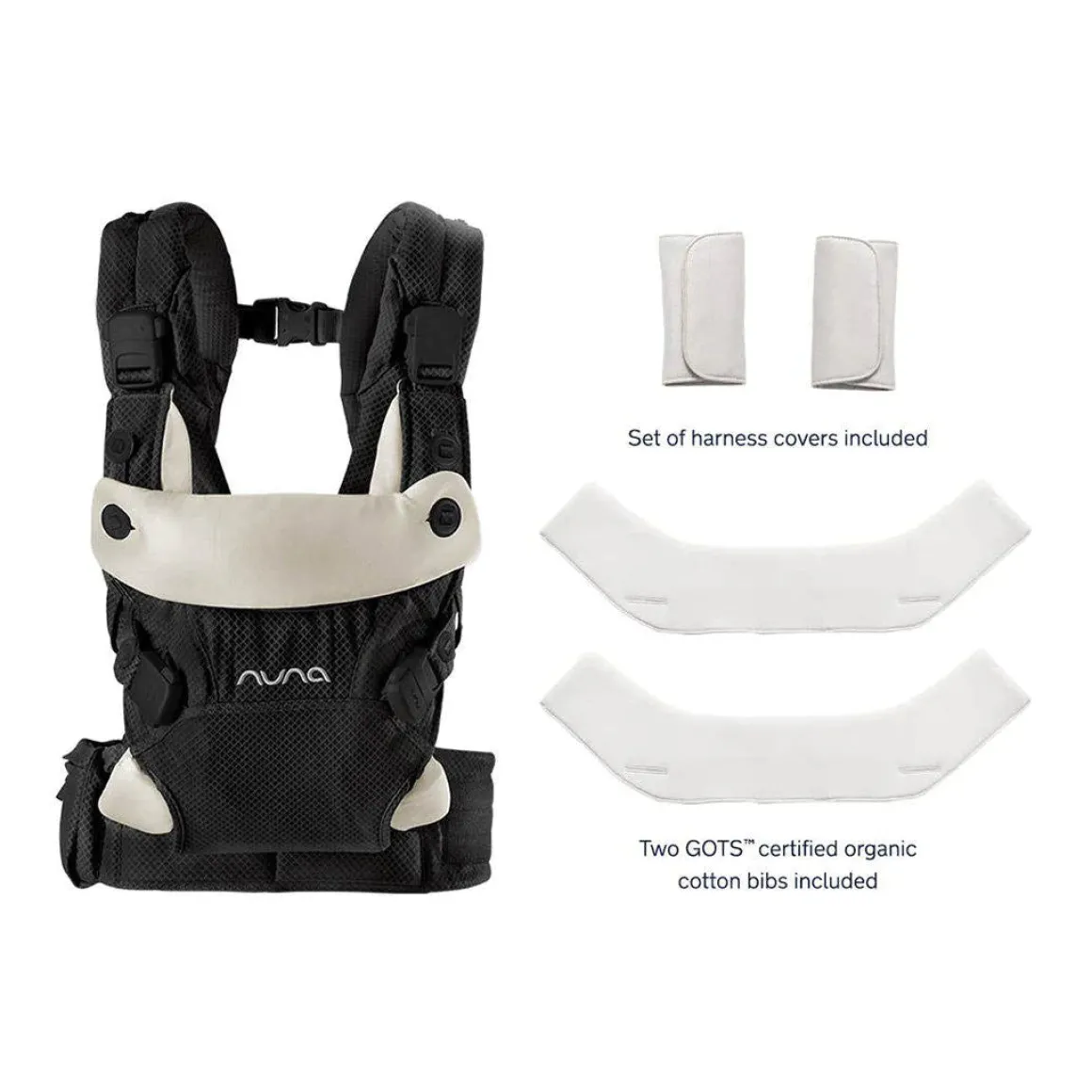 Nuna CUDL CLIK Baby Carrier - Caviar