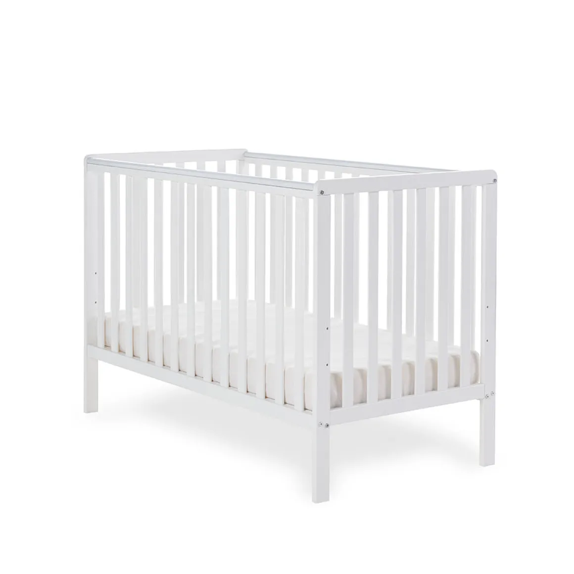 OBaby Bantam Cot - White